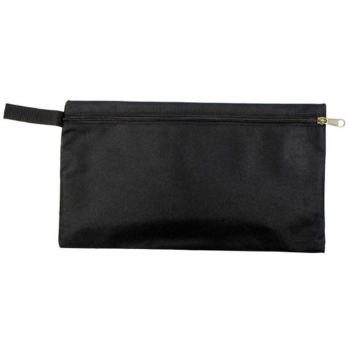 New Quality Multi-Purpose Black Zip-Up Pouch