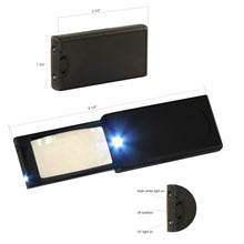 Handheld Illuminated Pocket Magnifying Glass & Reading Light