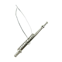 Miniature Silver Flute Ornament