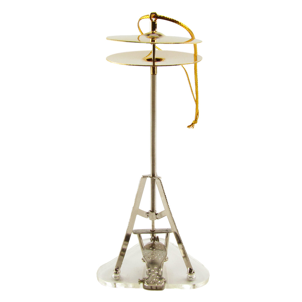 Miniature Hi-Hat Cymbal Ornament